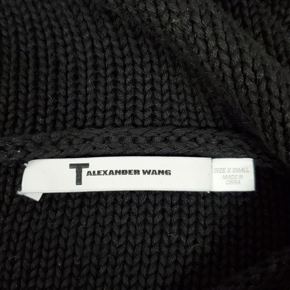 T Alexander Wang Hooded Knit Pullover EUC XS - Picture 5 of 6
